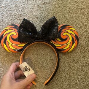 Halloween Minnie boo bash lollipop headband